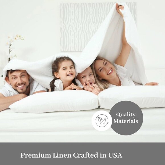 DreamFit Enhanced Bamboo™ Sheet Set Effortless Cool & Silky Comfort KING Ivory - Picture 6 of 15